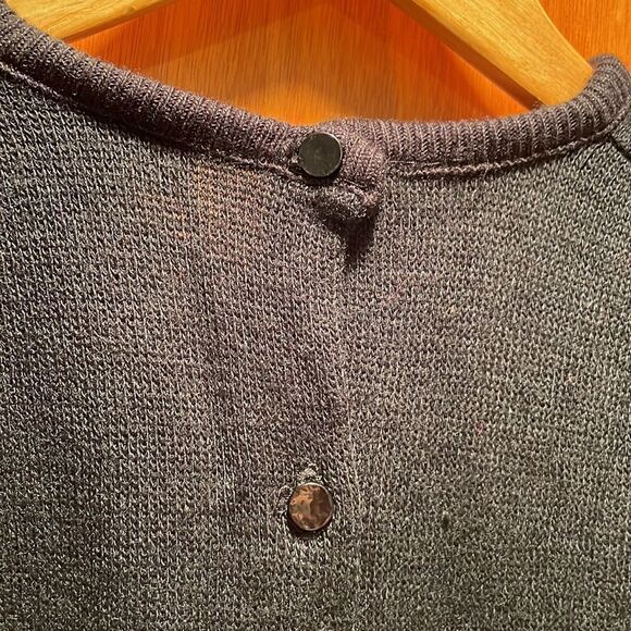 Amazing Beadwork Vintage Sweater with Buttoned Back - Picture 6 of 6